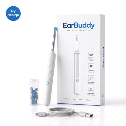 EarBuddy™ - Visuell ørerenser med HD-kamera